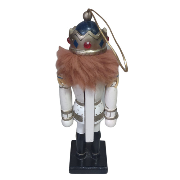 Vintage American Greetings Nutcracker Stand Up Ornament 8"L - Picture 2 of 3